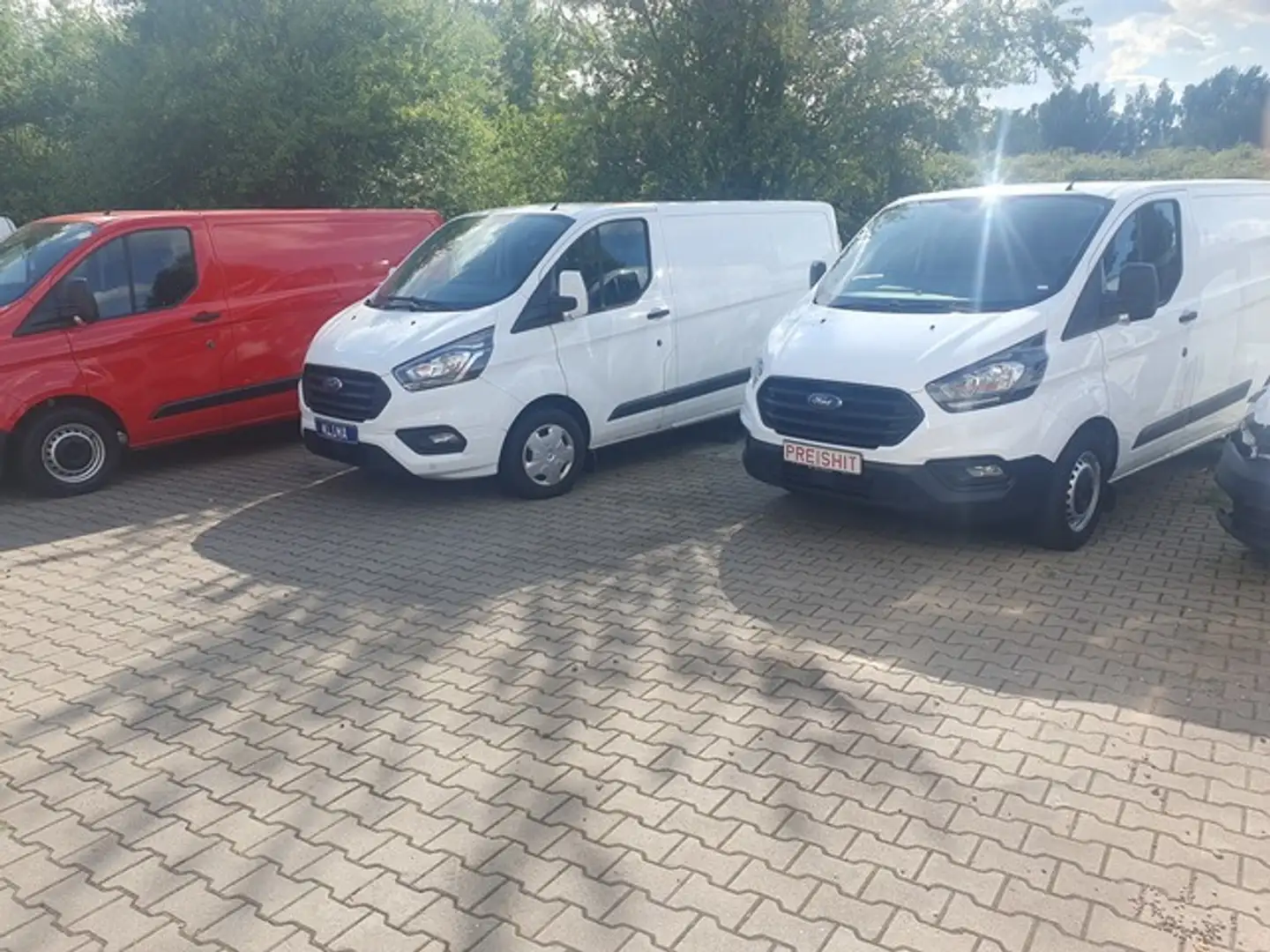 Ford Transit Custom 2,0TDCi LKW Kasten KLIMA COOL Blanc - 2