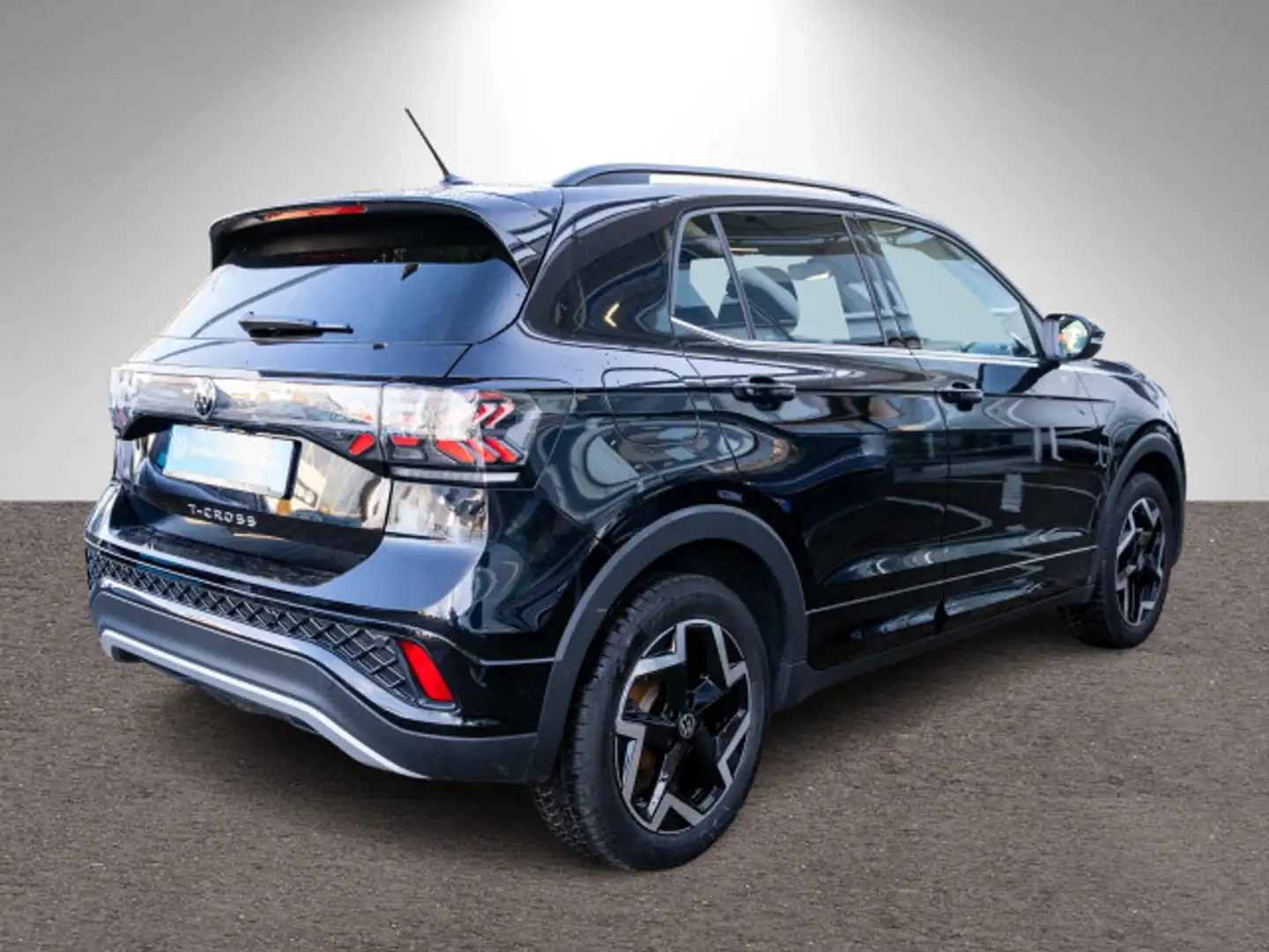 Volkswagen T-Cross R-Line 1,5 TSI DSG LED NAVI AHK RFK ACC Schwarz - 2