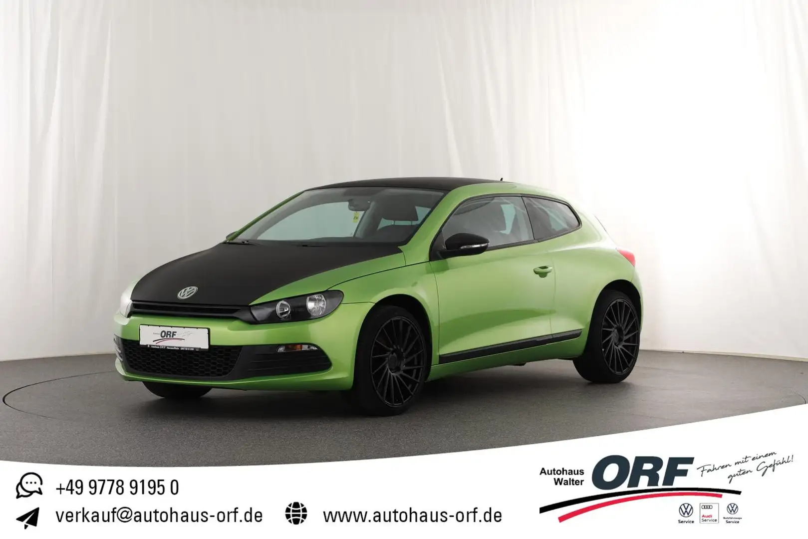 Volkswagen Scirocco 1.4 TSI  COUPE SPORT KLIMA ALU ISOFIX Grün - 1