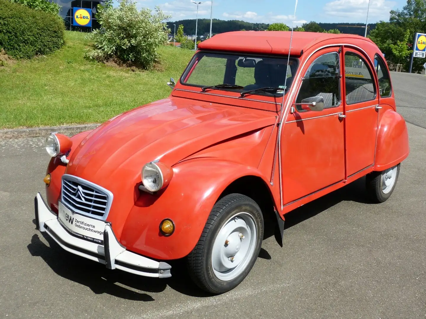 Citroen 2CV 6 Club [nur 56.000 KM] Kırmızı - 1