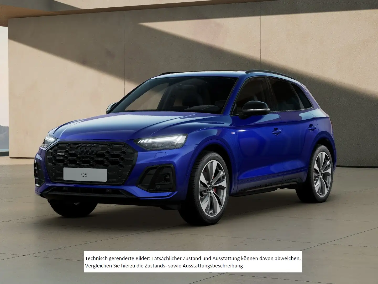 Audi Q5 40 TFSI quattro S line S tronic Blau - 2