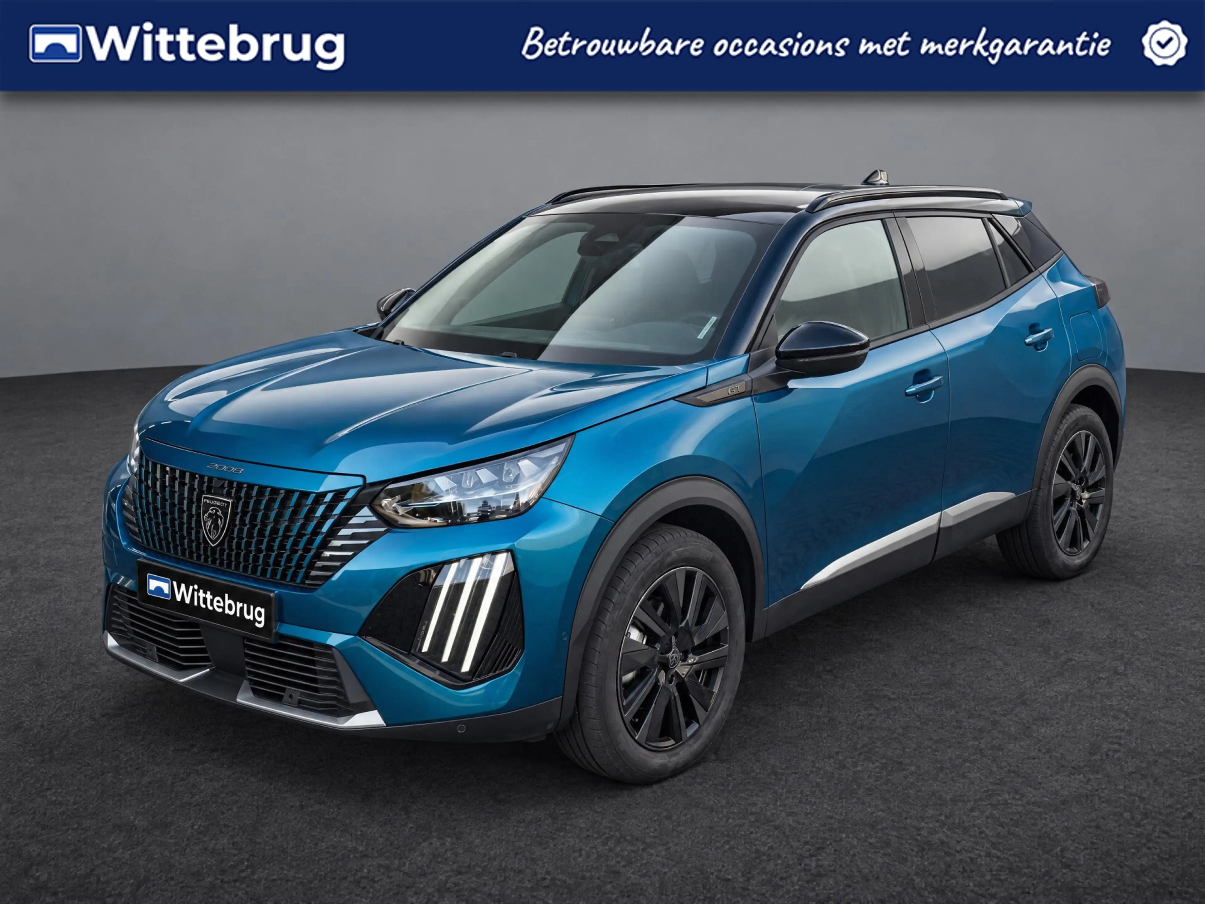 Peugeot 2008 1.2 Hybrid 145 GT Half lederen bekleding | Navigat