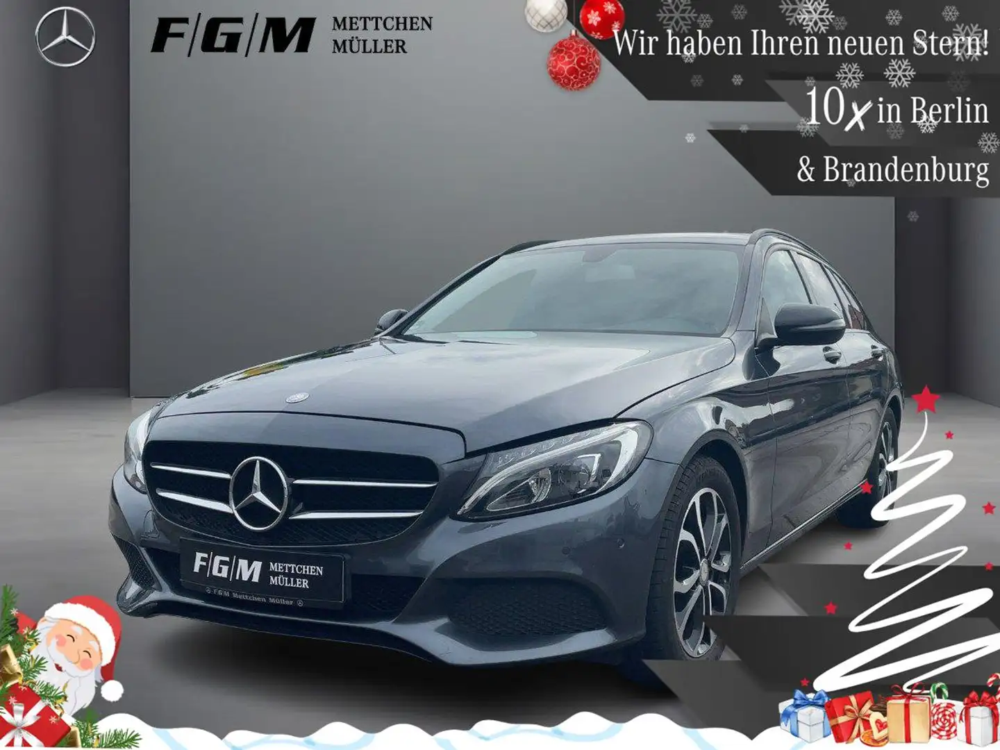 Mercedes-Benz C 180 T Avantgarde TWA|Night|Sitzhz|Kam|LED|LMF Gris - 1