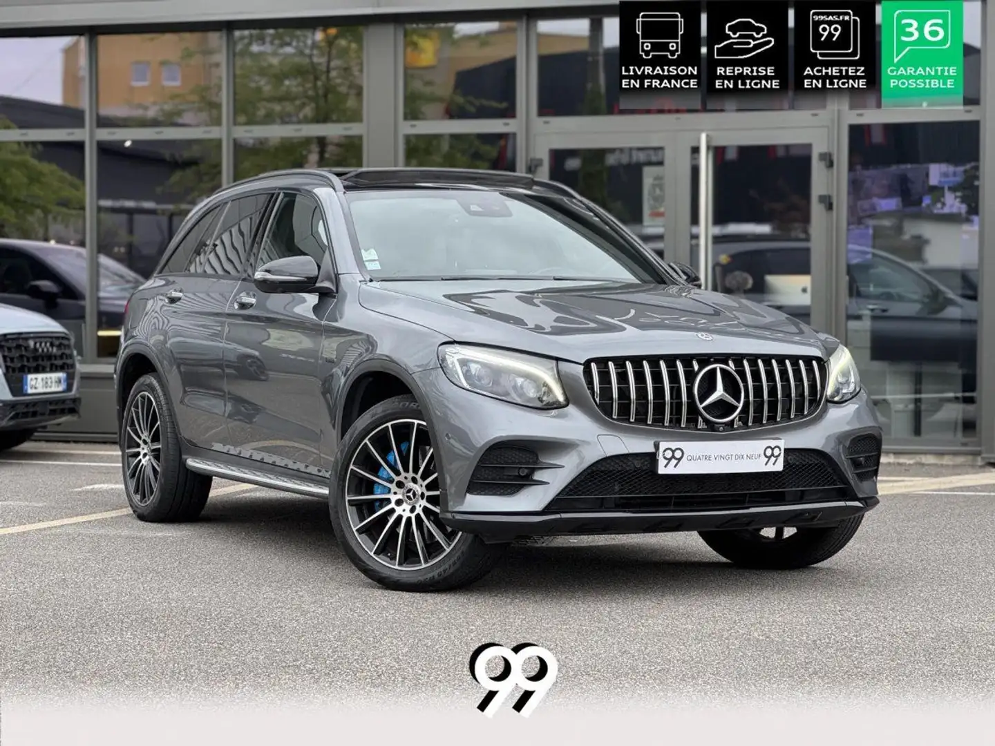 Mercedes-Benz GLC 350 350e fascination rechargeable AMG Pano S elec burm Šedá - 1