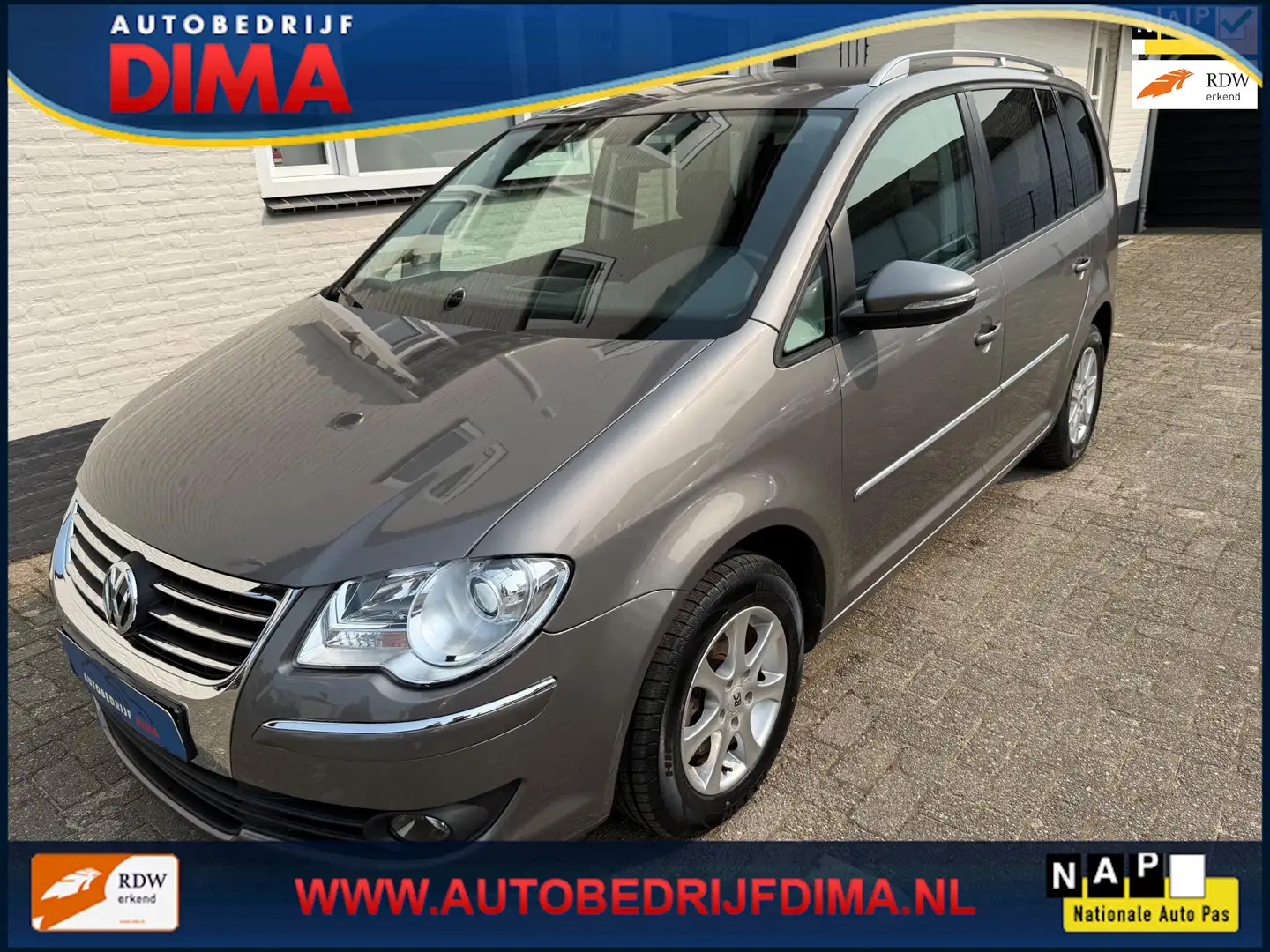 Volkswagen Touran 1.4 TSI Comfortline/ ECC/ PDC/ Cruise Control Grijs - 1