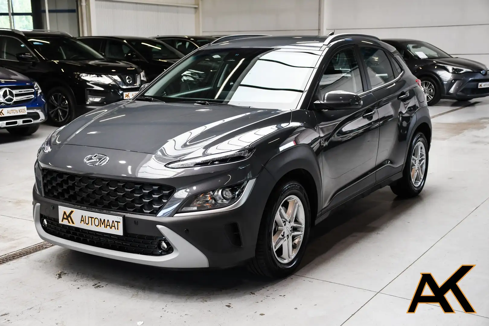 Hyundai KONA KONA 1.0 T-GDI DCT Prime Automaat - NAVI / CAMERA Grijs - 1