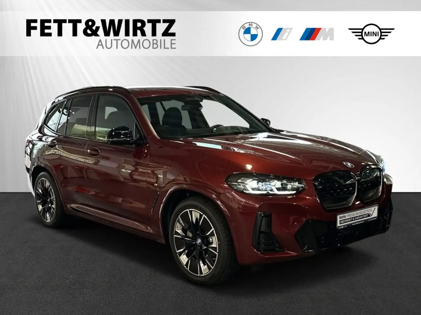 BMW iX3 1,89 % / GAP / 48 M|H/K|Pano|AHK Červená - 1