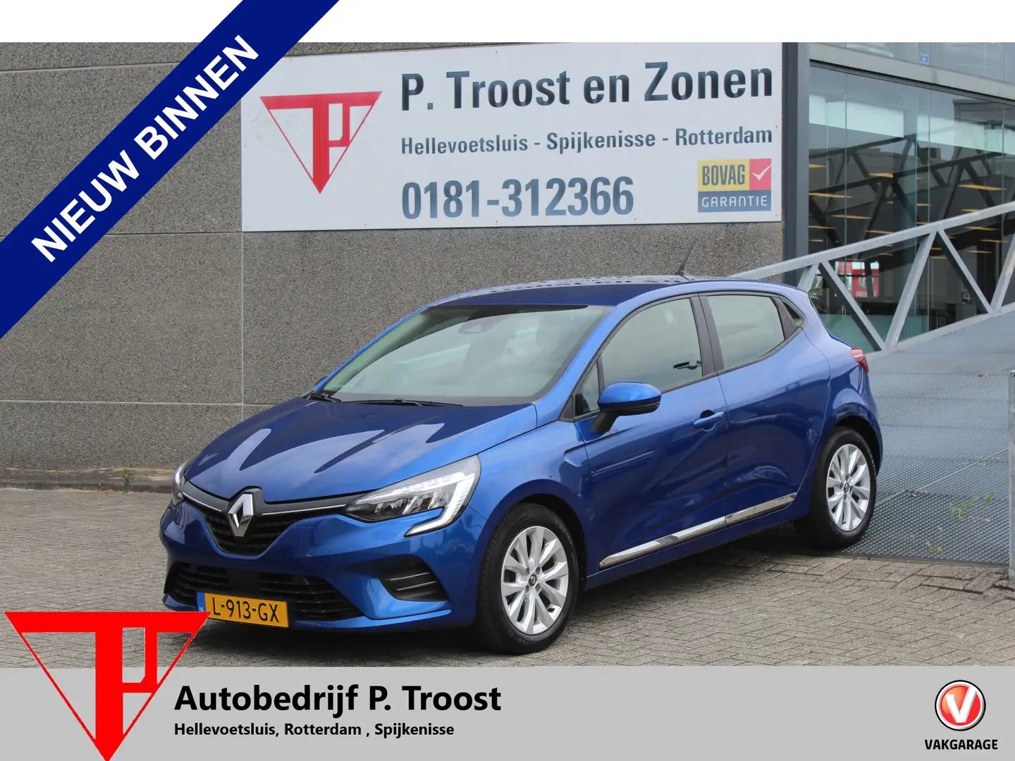 Renault Clio 1.0 TCe Zen Lage kilometerstand!!/Airco/Cruise con Blau - 1