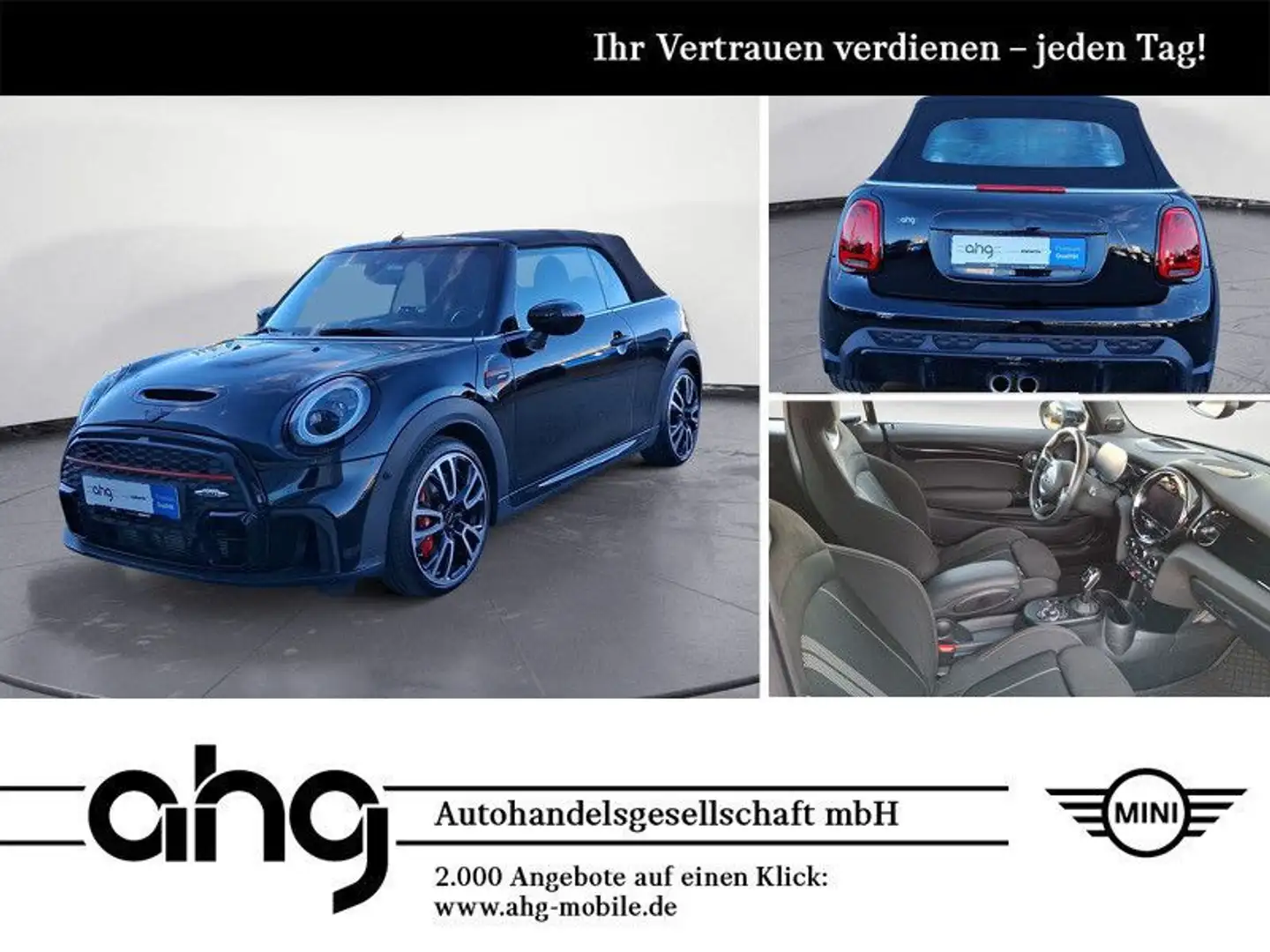 MINI John Cooper Works Cabrio JCW Cabrio John Cooper Works Trim Sport Aut. EDC Schwarz - 1