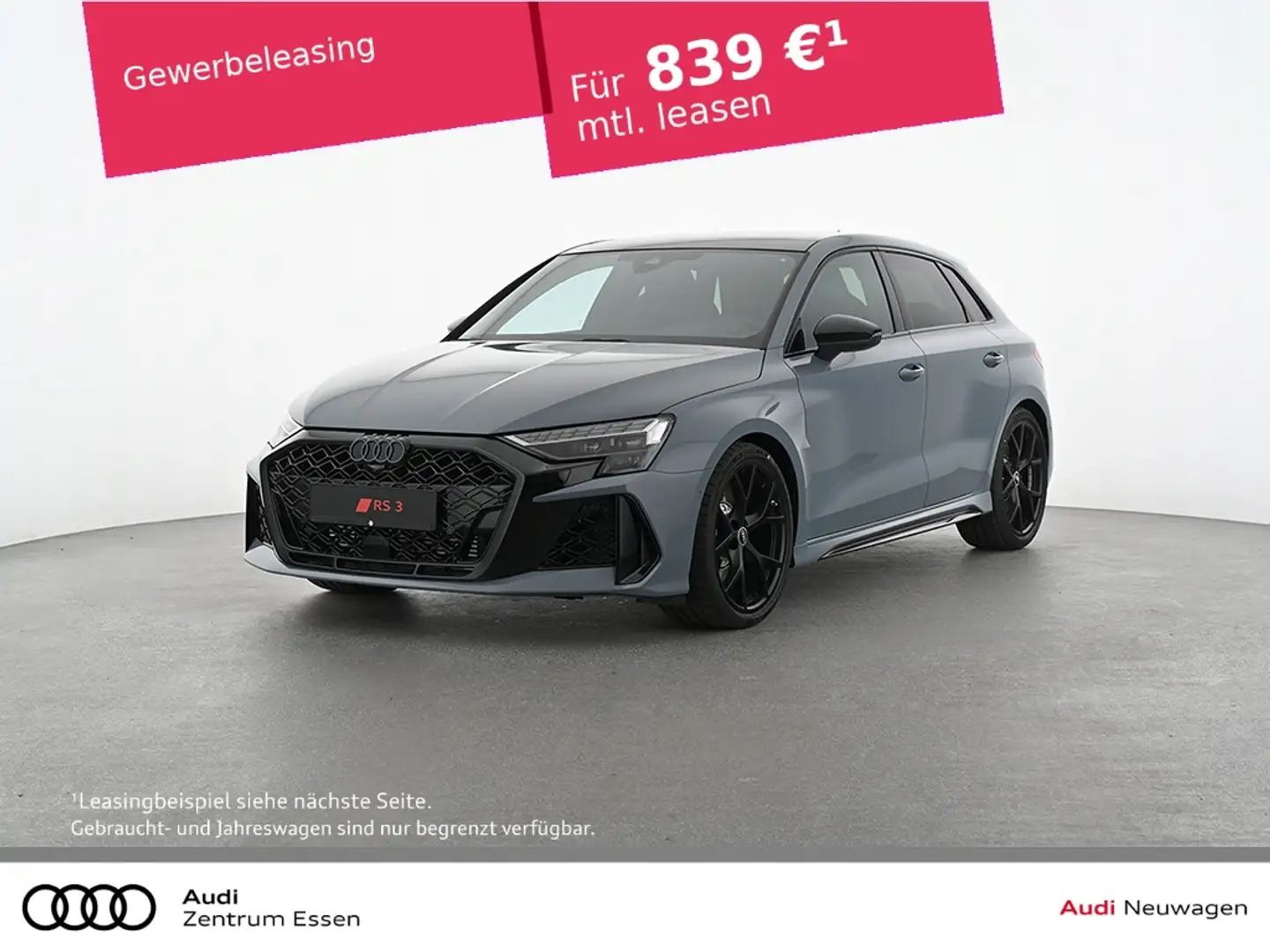 Audi RS3 Sportback MATRIX LED NAVI PANO SONOS SHZ Gris - 1