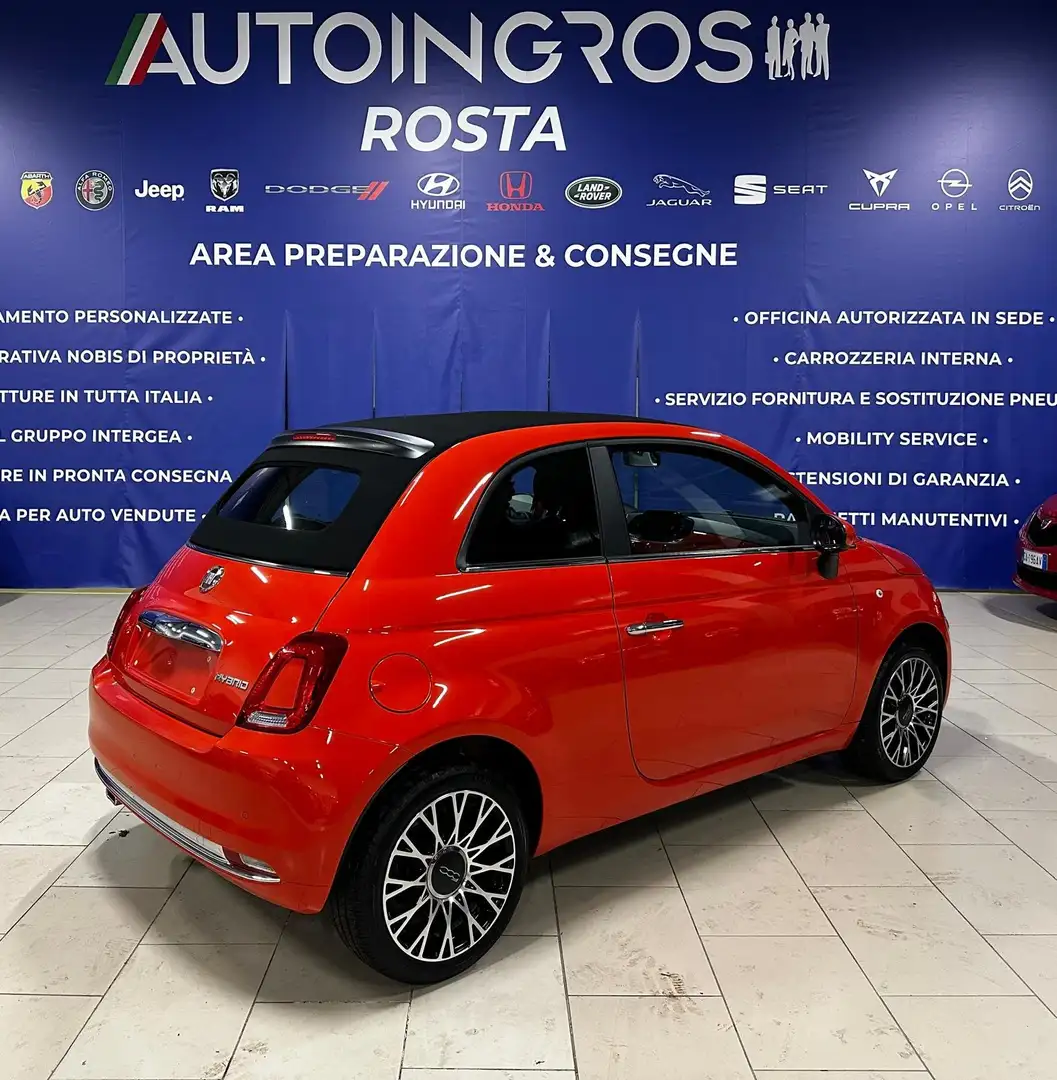 Fiat 500C 1.0 hybrid 70cv USATO GARANTITO PRONTA CONSEGNA narančasta - 2