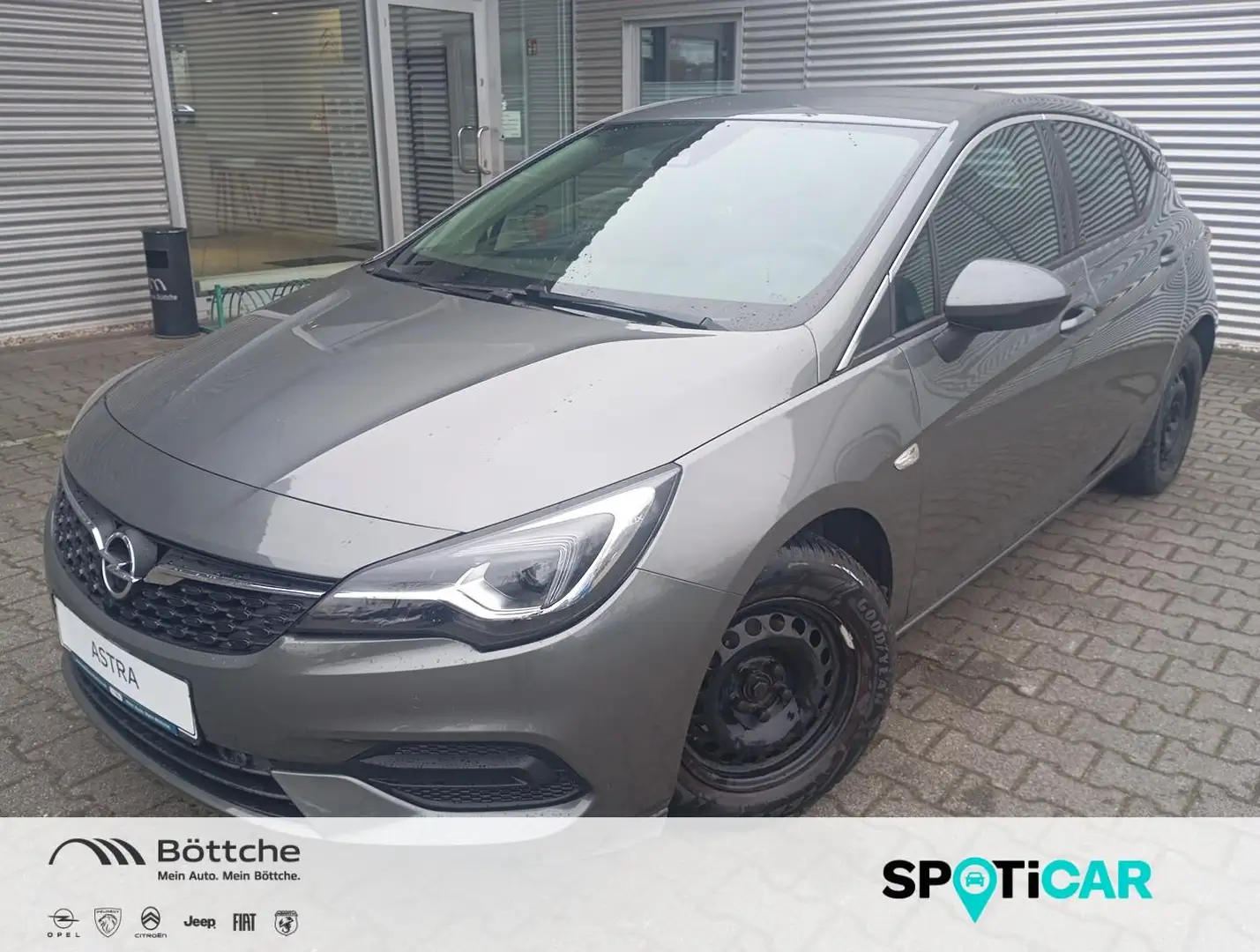 Opel Astra 5trg 1.2 Elegance Klima,SHZ,LHZ,LED,Tempomat,Navi, Grijs - 1