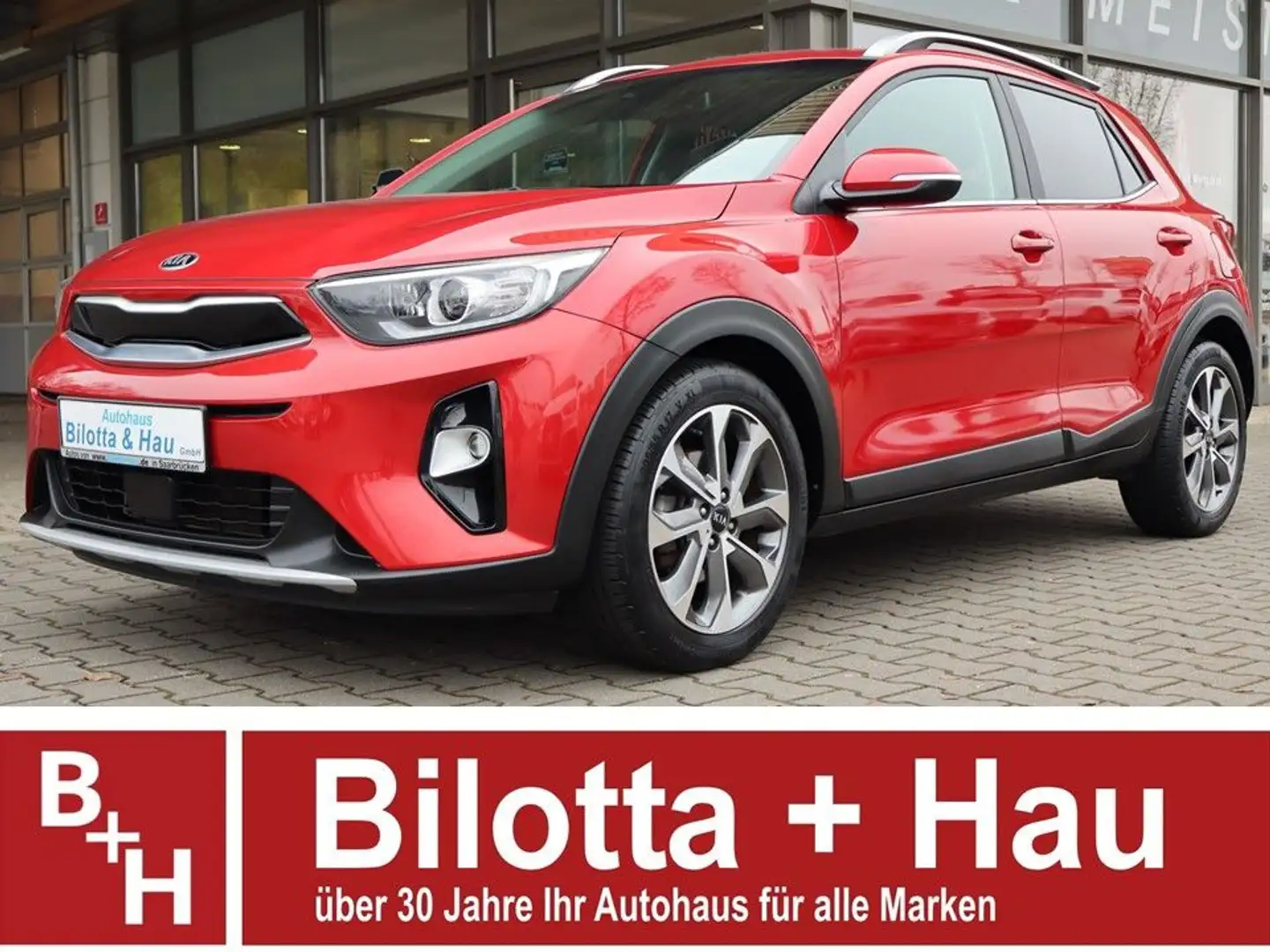 Kia Stonic 1.0 120 T-GDI DCT7 ! Navi+Leder+Sitzhzg ! Rot - 1