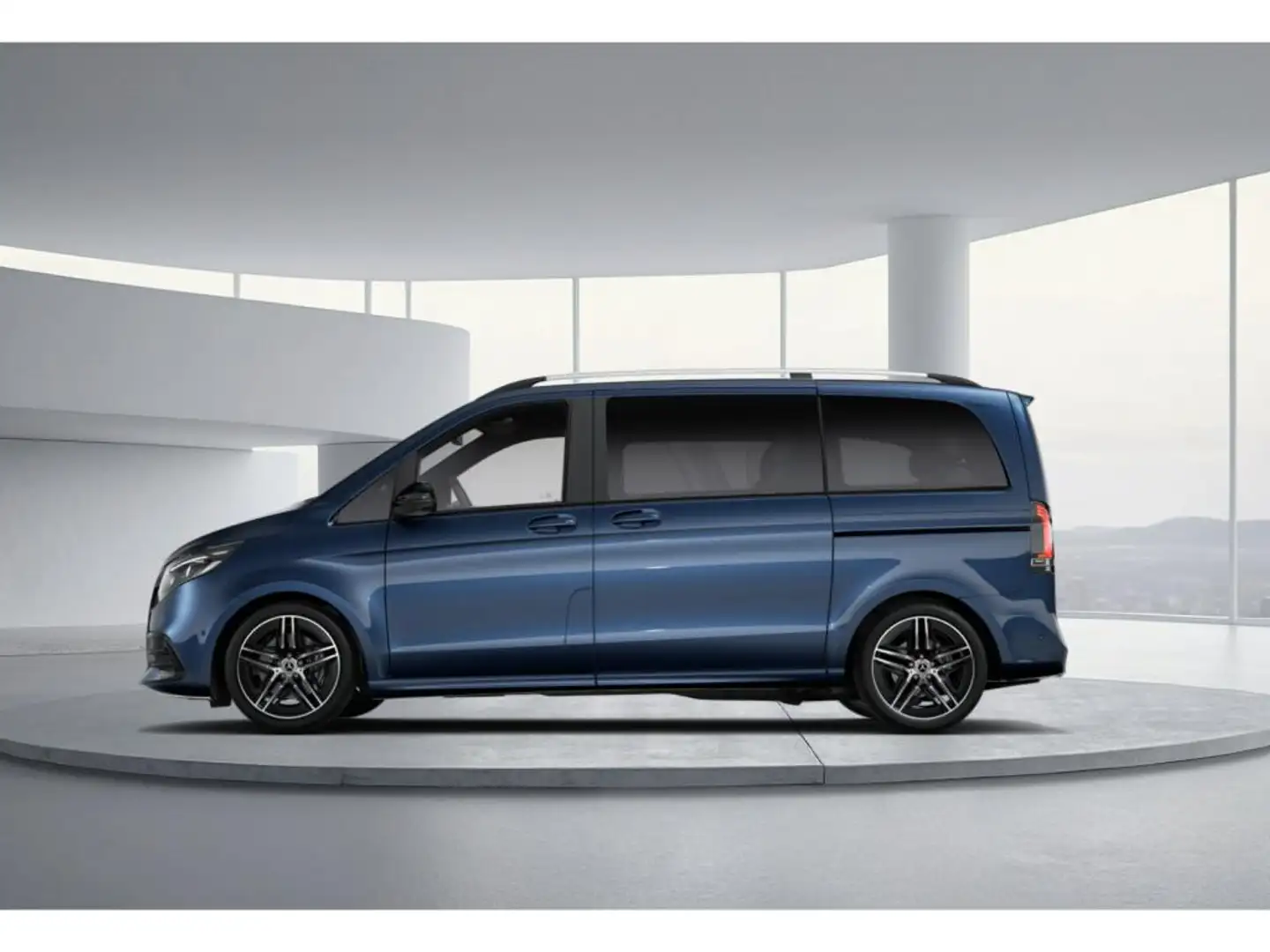 Mercedes-Benz V 300 d AV Komp. AMG AHK+360°+MBUX+Distronic+19" Blau - 2