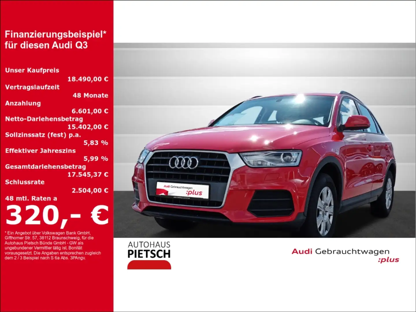 Audi Q3 1.4 TFSI XENON AHK Navi Kamera Keyless AD AHK-klap Rosso - 1