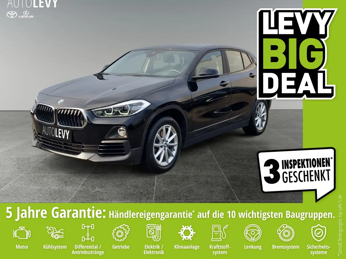 BMW X2 sDrive 18i Advantage +Navi+LED+PDC+SHZ+4Season crna - 1