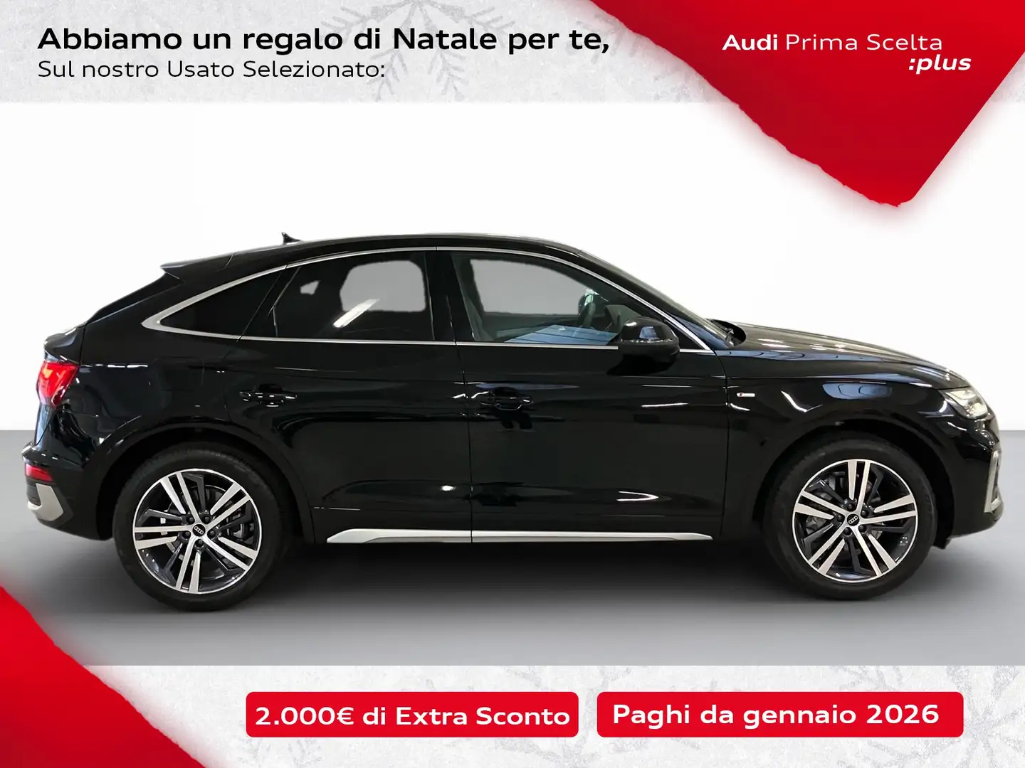 Audi Q5 sportback 35 2.0 tdi mhev 12v s line plus s-tronic Nero - 2