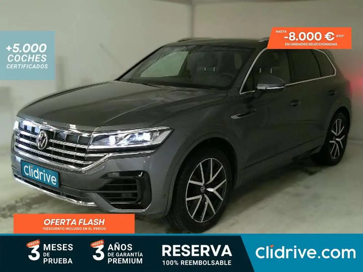 Volkswagen Touareg Prem Eleg 3.0 V6 TDI 210kW Tip 4M Gris - 1