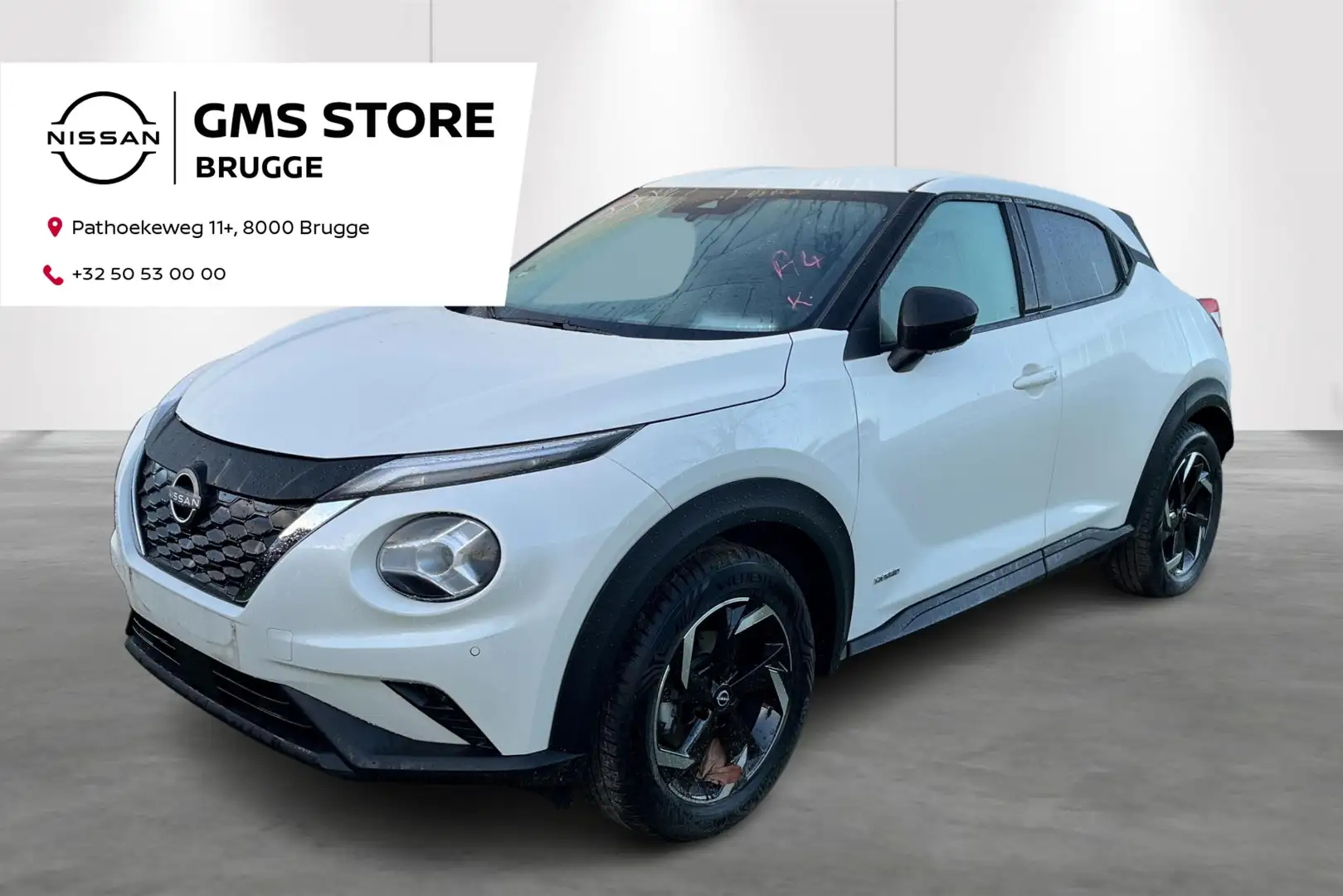 Nissan Juke 1.6 Hybrid 145 N-Connecta uitvoering Wit - 2