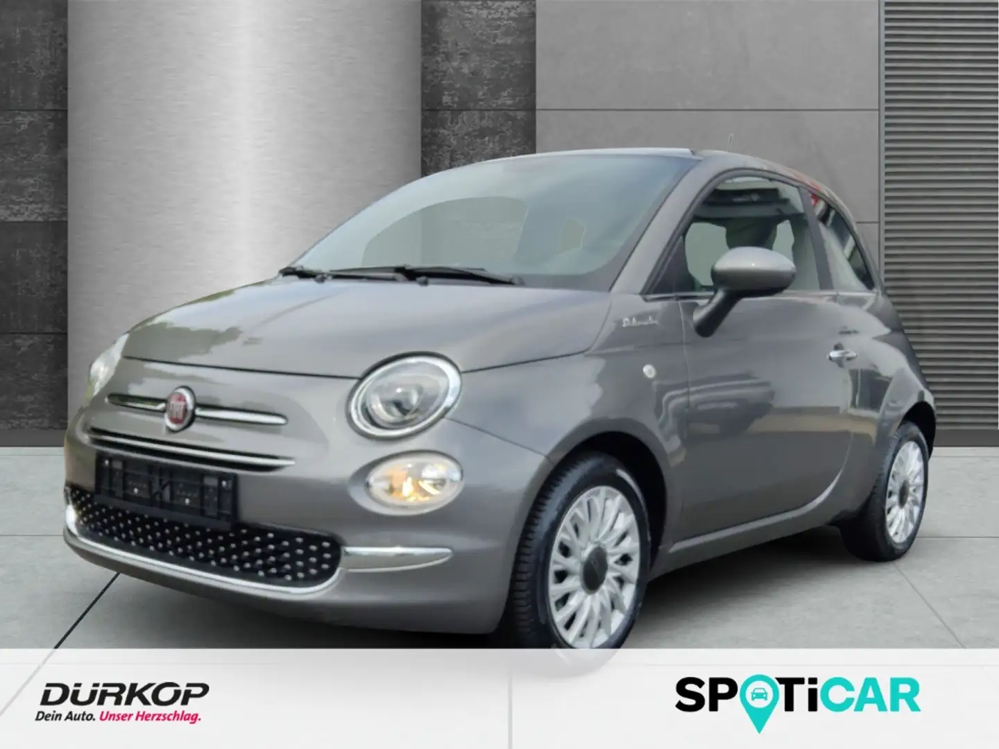 Fiat 500 1.0 Mild Hybrid Dolcevita Panodach PDC Grau - 1