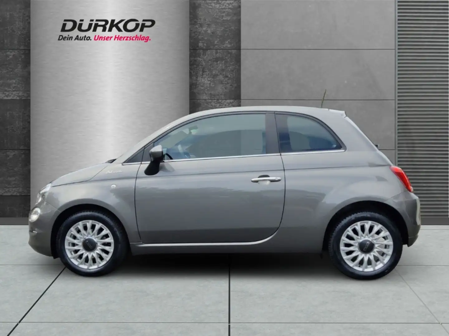 Fiat 500 1.0 Mild Hybrid Dolcevita Panodach PDC Grau - 2
