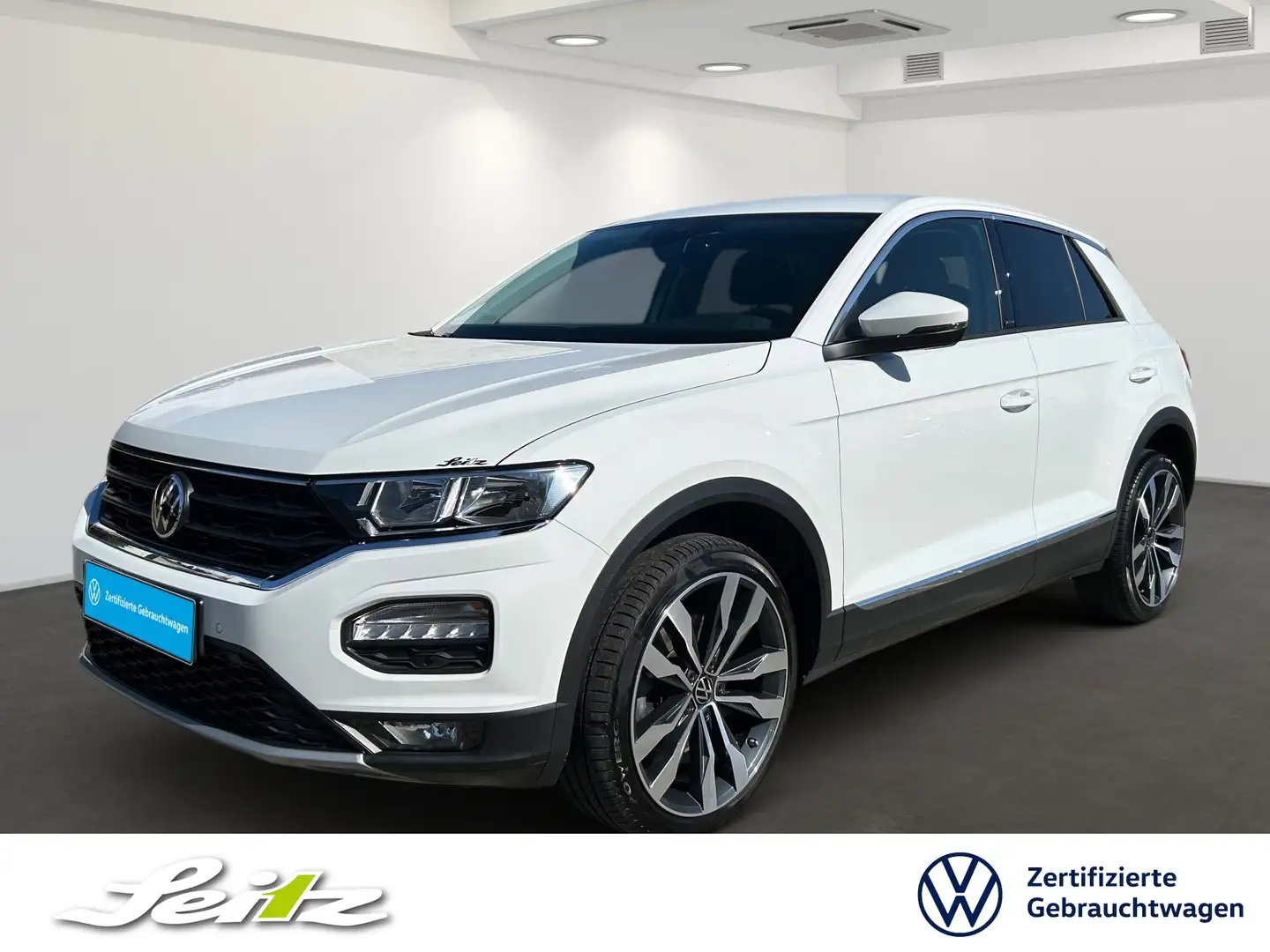 Volkswagen T-Roc 2.0 TDI Active *NAVI*PARKSENSOR*SITZH* Weiß - 1