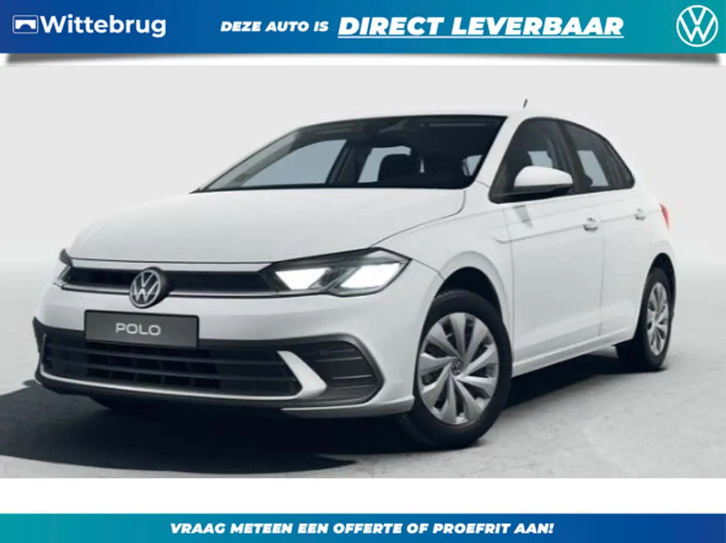 Volkswagen Polo 1.0 MPI Polo !!!Profiteer ook van 2.000 euro inrui Wit - 1