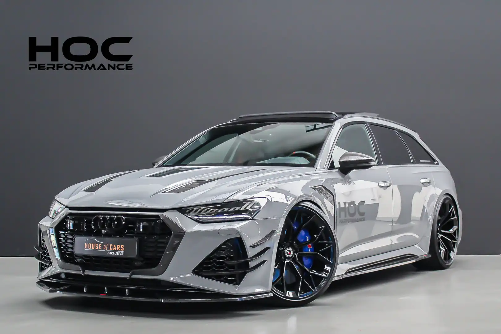 Audi RS6 1000pk URBAN Quattro |BTW|B&O Advance|dynamic plus Grijs - 1