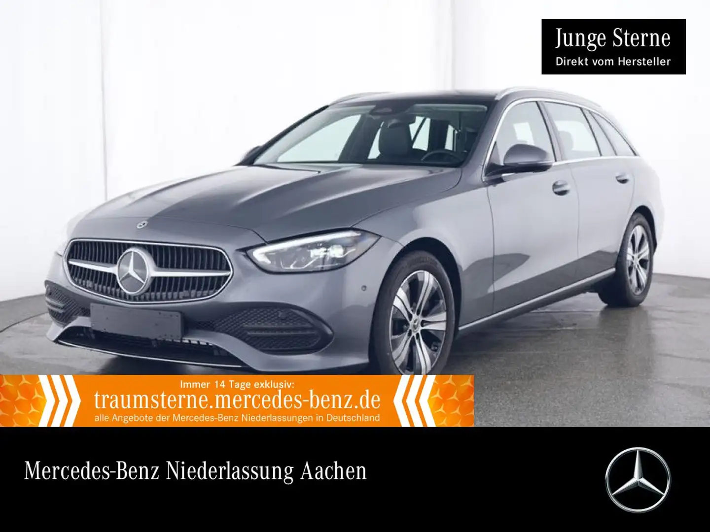 Mercedes-Benz C 220 d T AVANTG+PANO+LED+KAMERA+TOTW+KEYLESS+9G Gris - 1