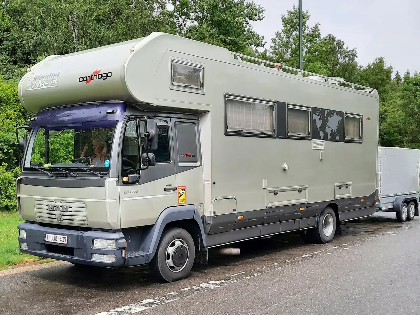 Caravans-Wohnm Carthago Бежевий - 2