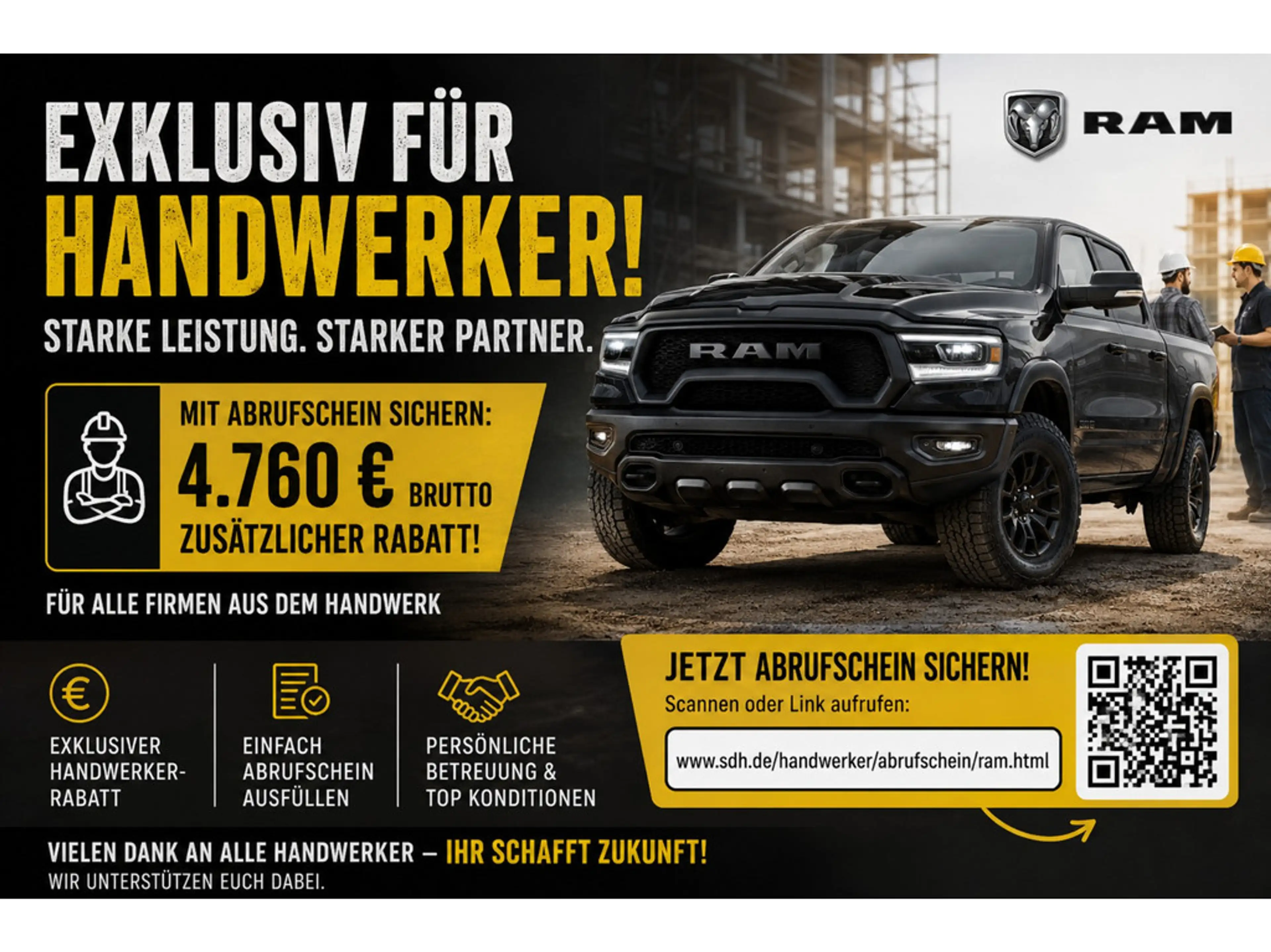 Dodge RAM Limited Night PANO HUD LUFTFEDERUNG NAVI — photo 2