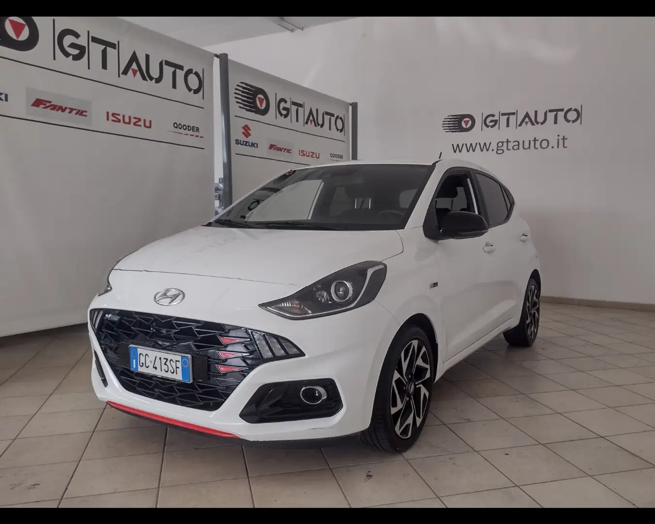 Hyundai i10 1.0 T-GDI N Line Blanc - 1