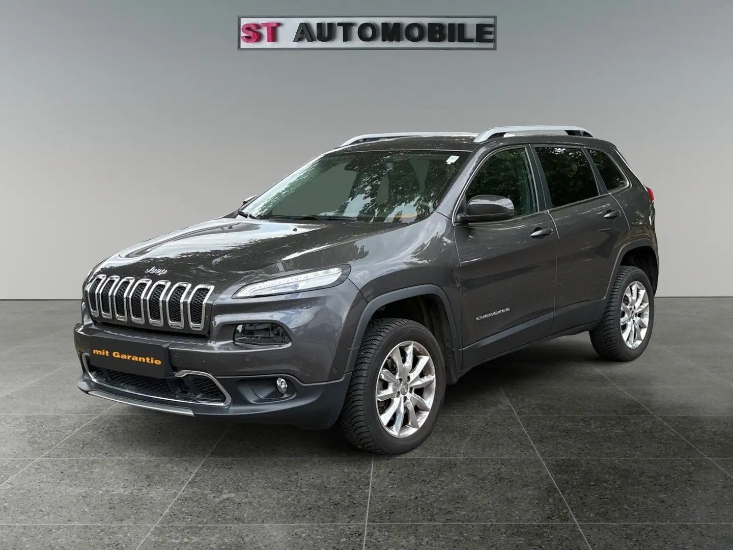 Jeep Cherokee Limited 4WD 2.0-Pano-Automatik-1.Hand Grau - 1