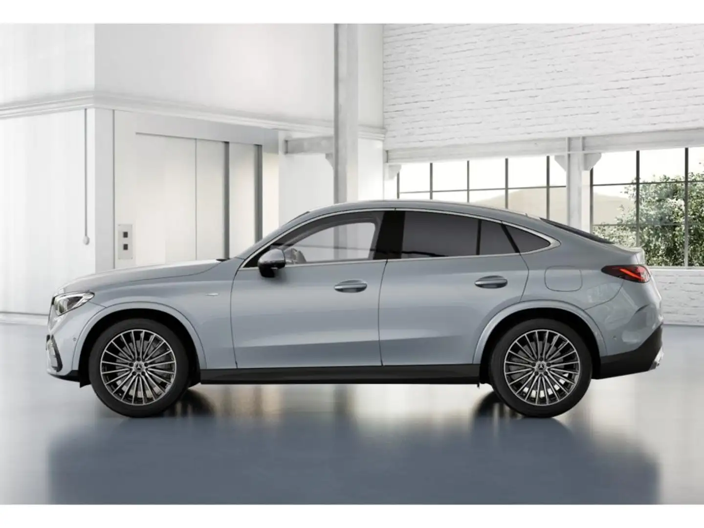 Mercedes-Benz GLC 300 e 4MATIC Coupé+AMG+AHK+DISTRONIC+Memory+ Silber - 2