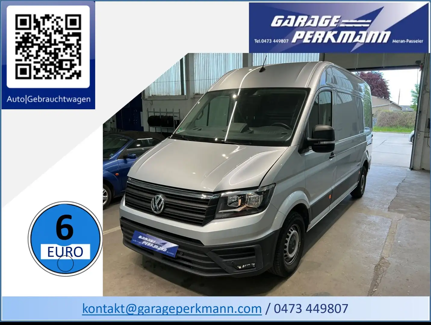 Volkswagen Crafter Crafter 35 2.0 TDI 140CV L2H2 ACC Grigio - 1