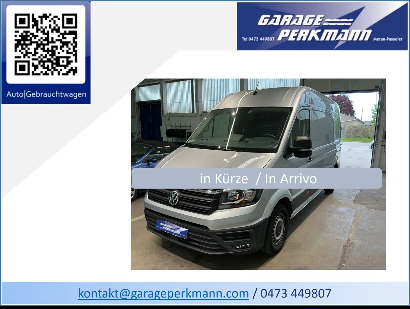 Volkswagen Crafter Crafter 35 2.0 TDI 140CV L2H2 ACC Grigio - 2