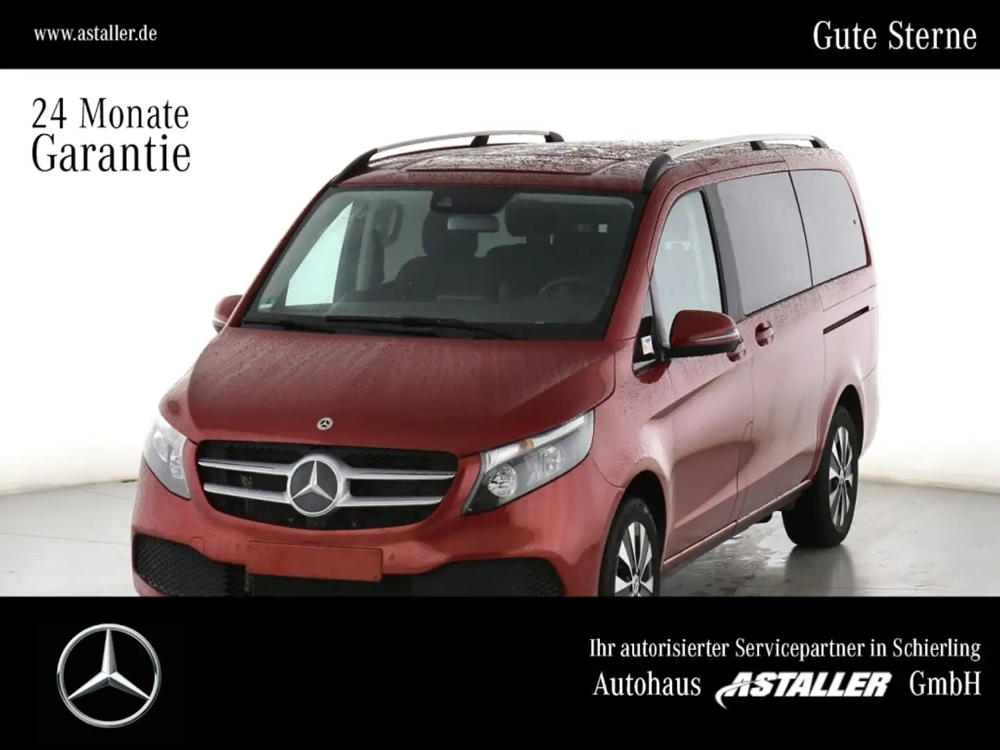 Mercedes-Benz V 220 d 4M Edition Lang L2 Sportpak+Kam+AHK+DAB+ Roşu - 1