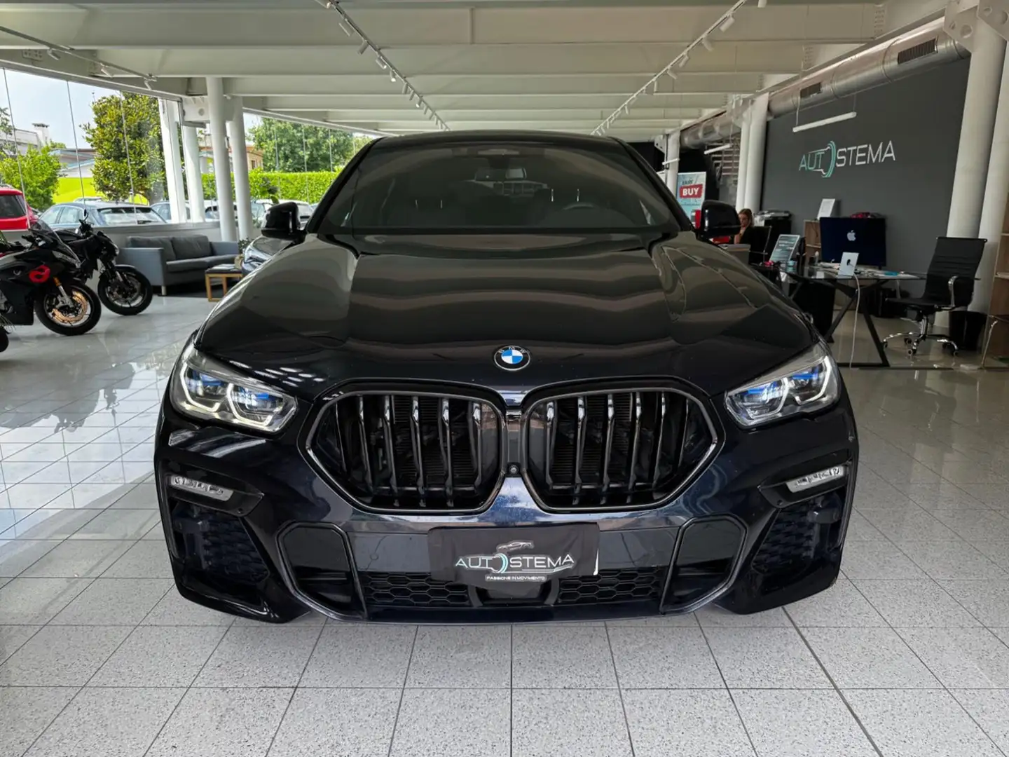 BMW X6 d 48V Msport - TAGLIANDI BMW - GOMME NUOVE Zwart - 2