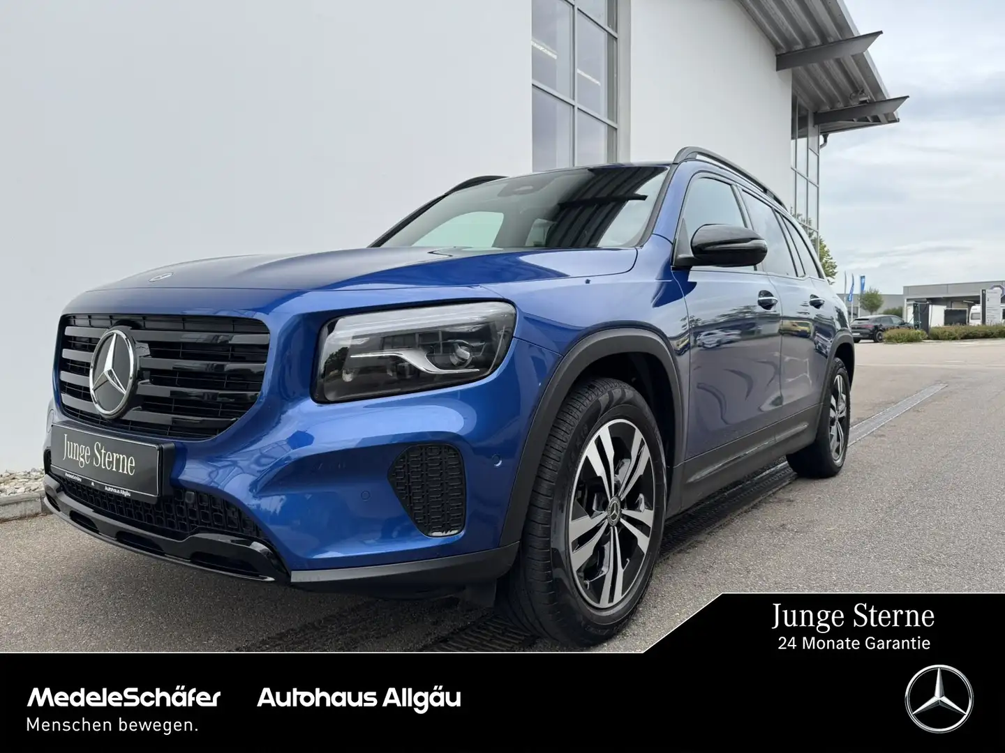 Mercedes-Benz GLB 220 GLB 220 d 4M Progressive Night 18" AHK Multibeam Blau - 1
