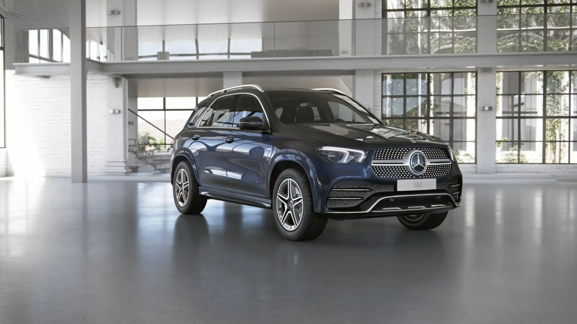 Mercedes-Benz GLE 350 GLE 350 de 4M AMG+AIRM+AHK+DISTRO+PANO+BURME+HUD Blau - 2