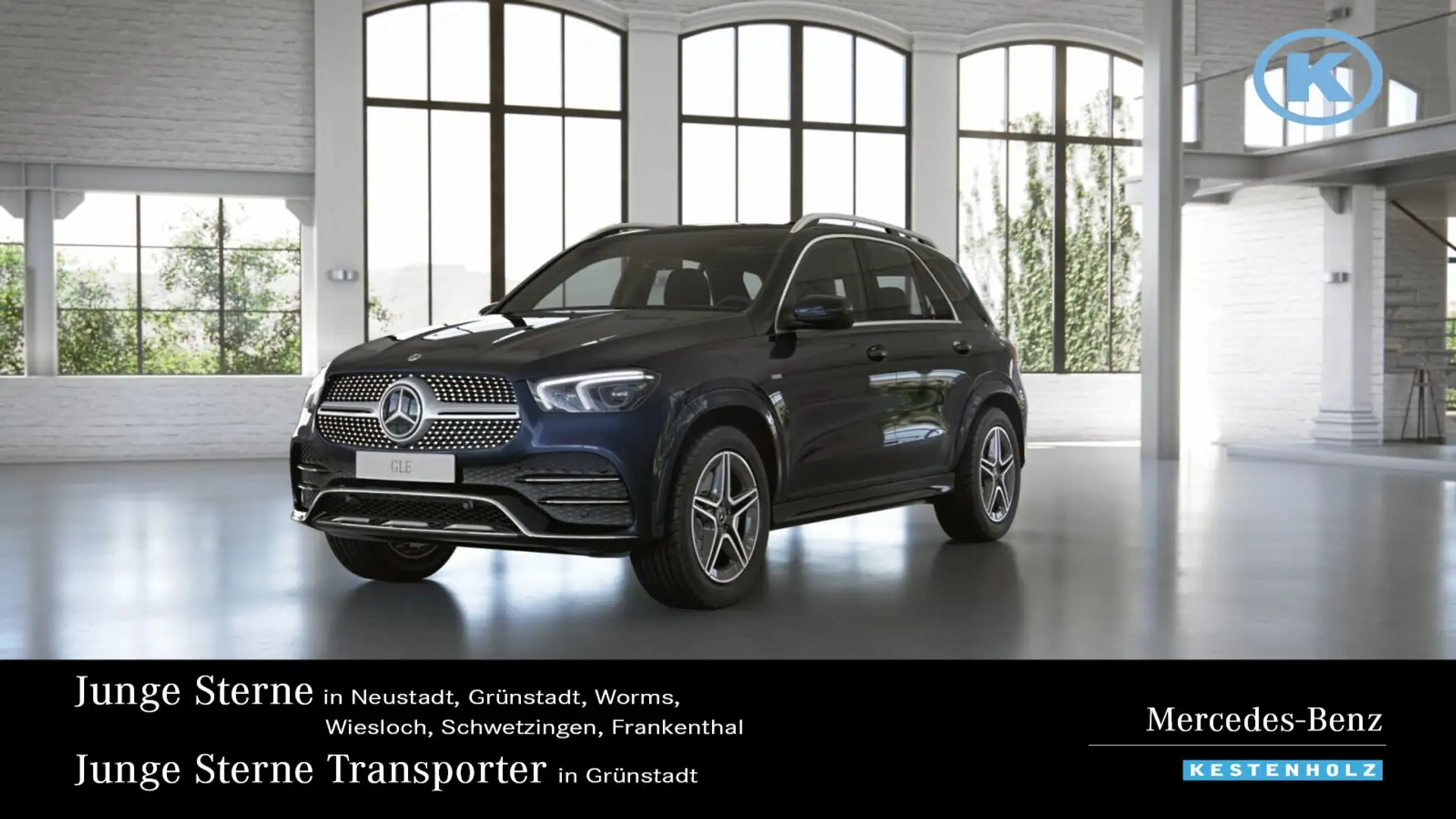 Mercedes-Benz GLE 350 GLE 350 de 4M AMG+AIRM+AHK+DISTRO+PANO+BURME+HUD Blau - 1