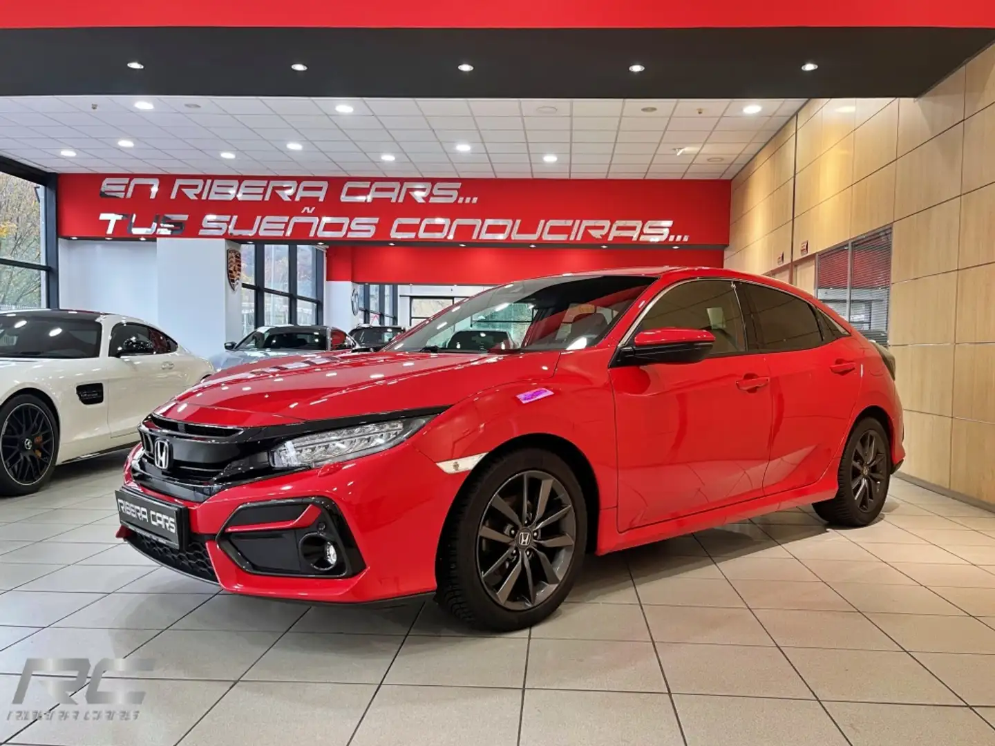 Honda Civic 1.0 VTEC Turbo Elegance Navi Rouge - 1