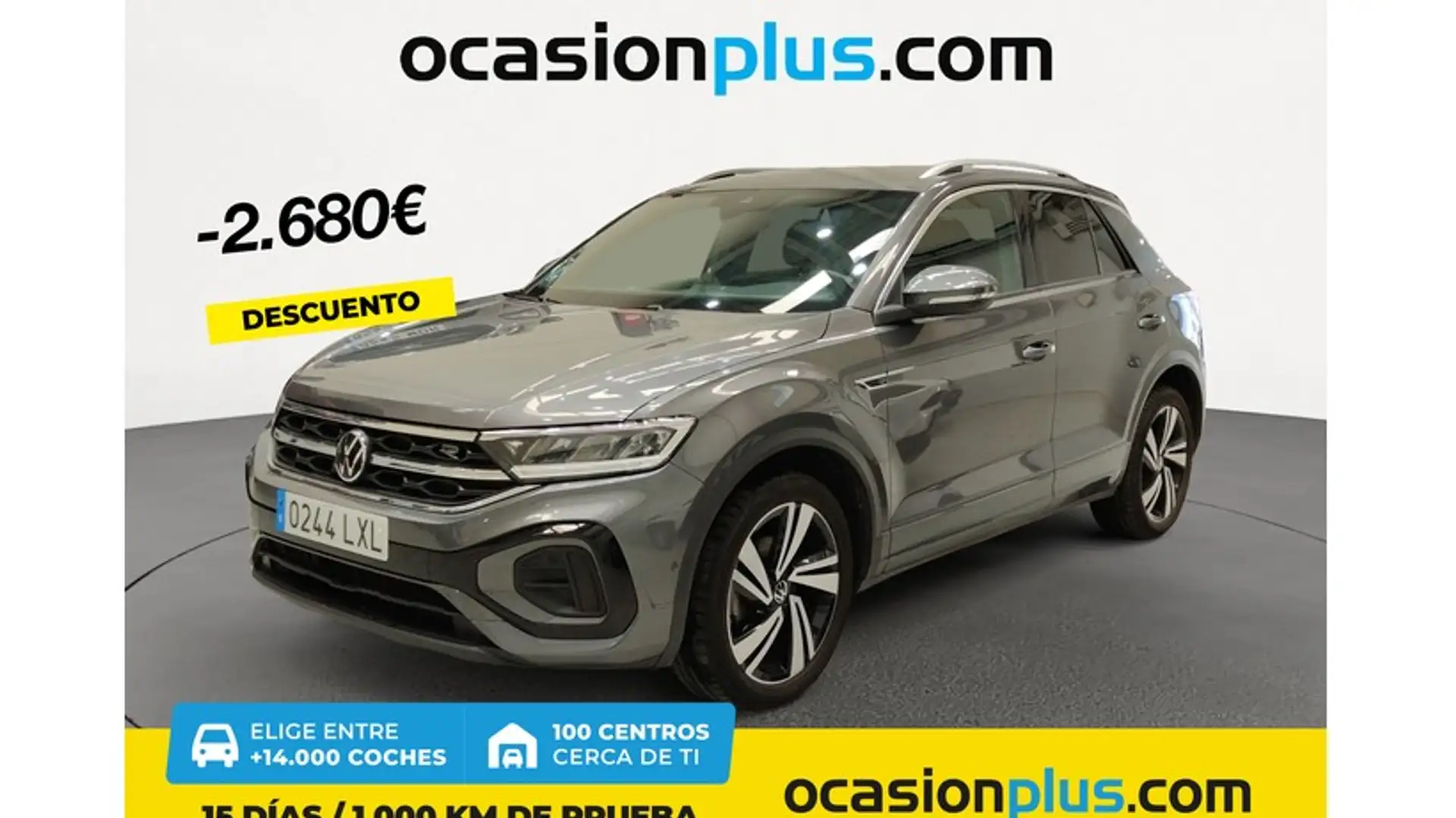 Volkswagen T-Roc 1.5 TSI R-Line 110 kW Gris - 1