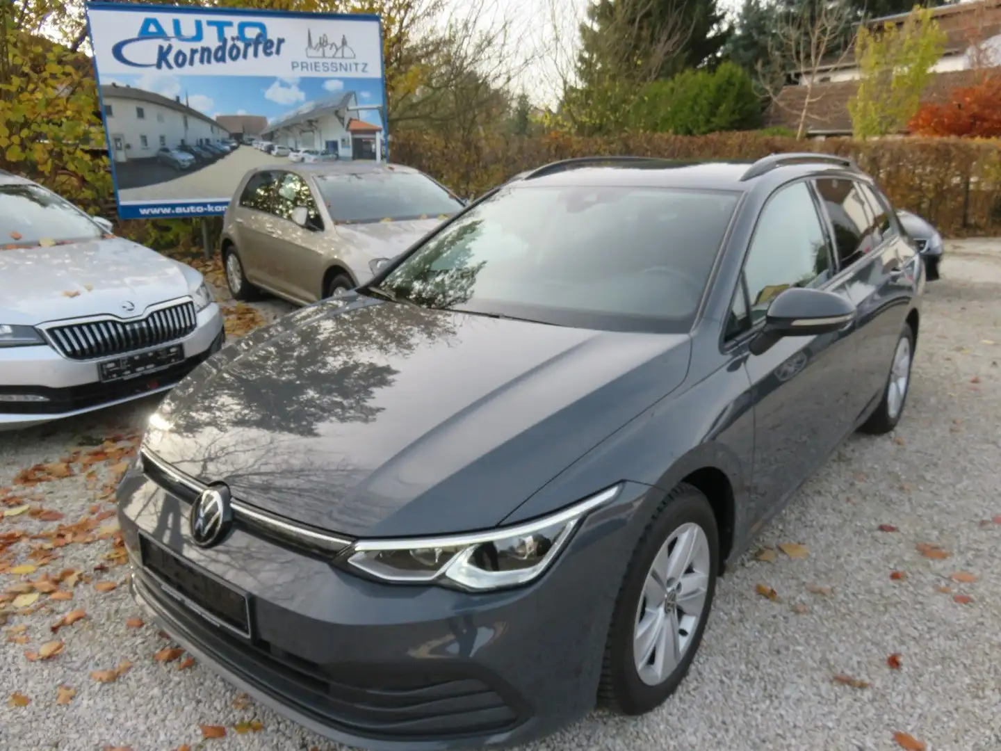 Volkswagen Golf VIII Var. Life 2.0TDI Navi AHZV Kamera Grau - 1