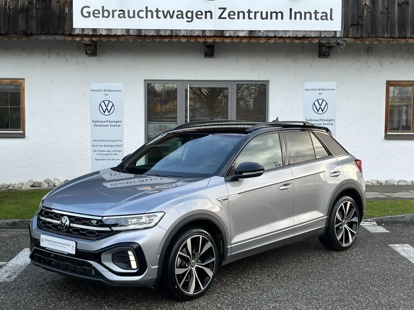 Volkswagen T-Roc 2,0 TSI DSG 4Motion R-Line (AHK+IQLight+RearView) Argento - 2