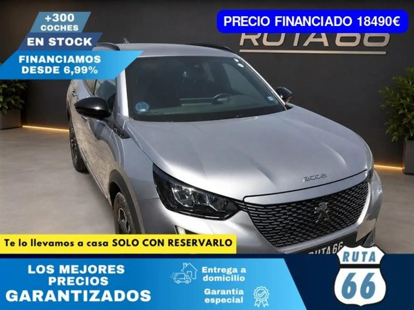 Peugeot 2008 Allure Pack Eléctrico 100kW Gris - 1
