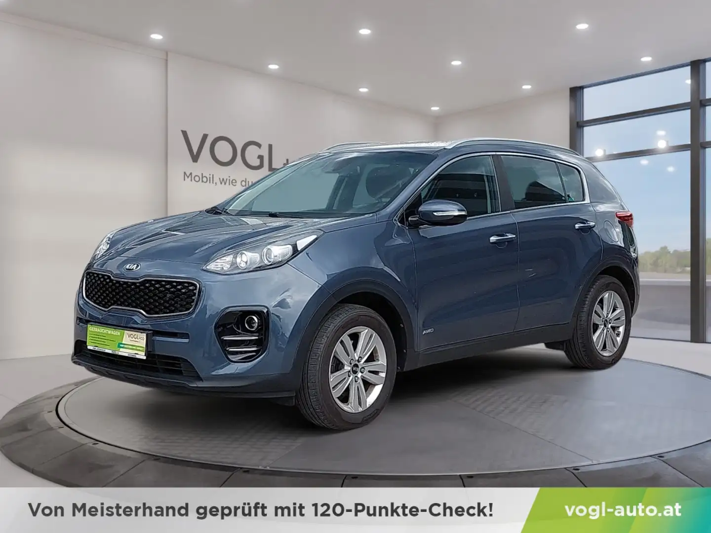 Kia Sportage 2,0 CRDI Österreich Edition Bleu - 1