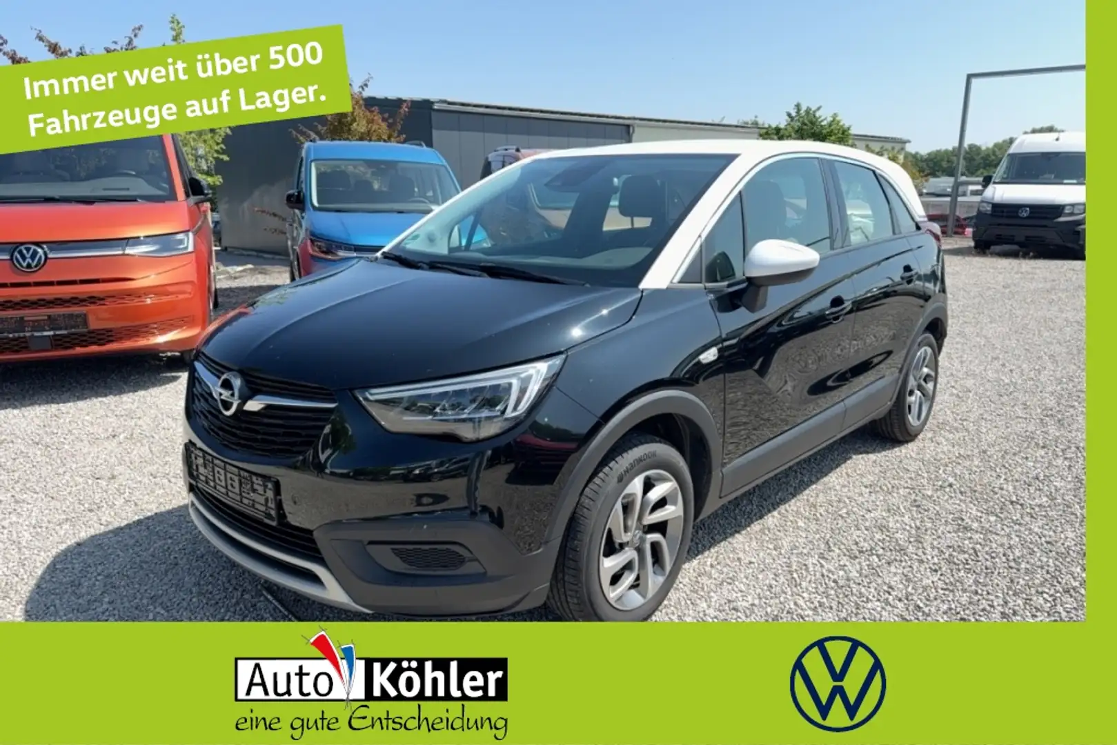 Opel Crossland X 1.2 Turbo Nur für Gewerbe und Export Schwarz - 1