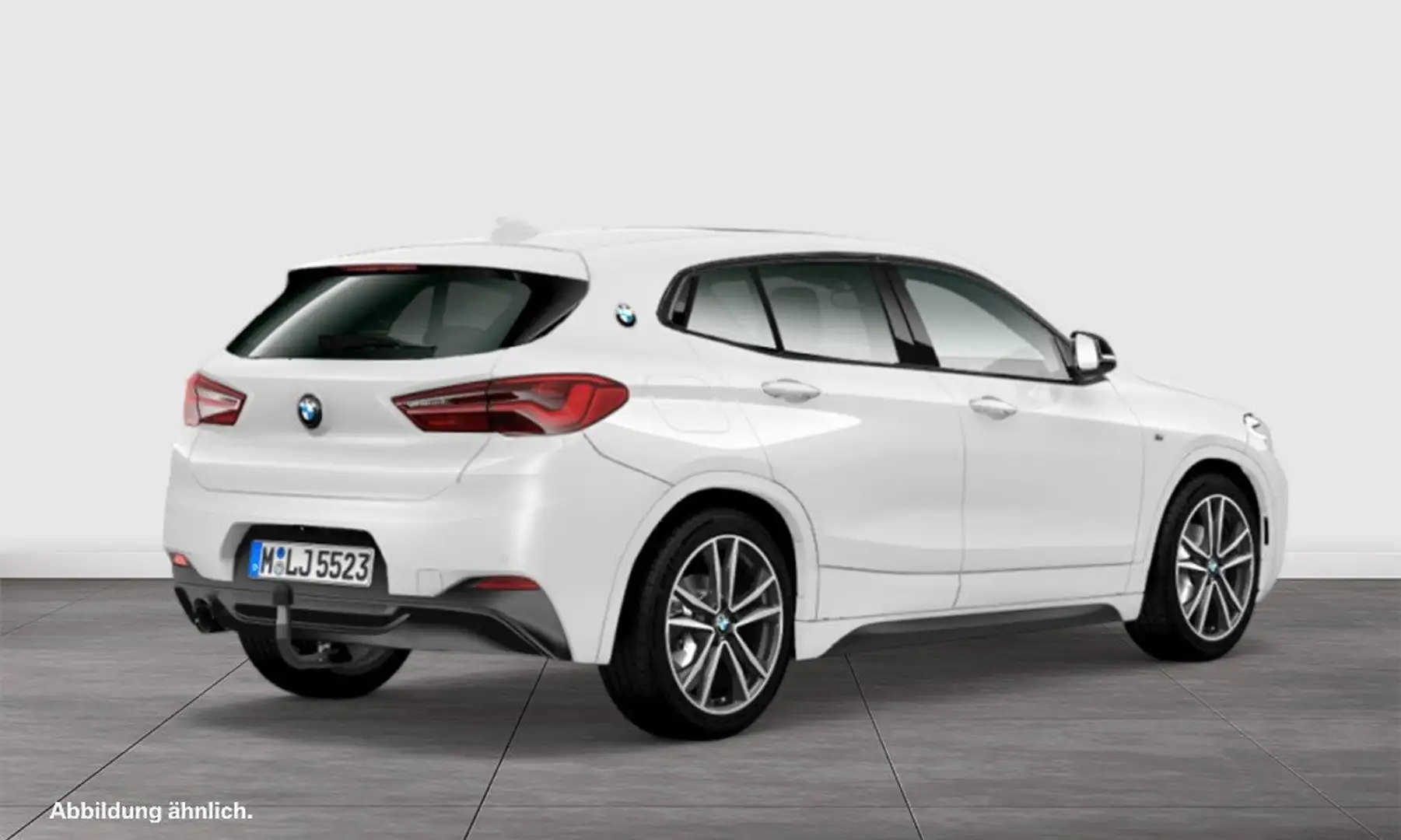 BMW X2 sDrive18i M Sport Pano AHK Navi LED RFK HiFi DAB Weiß - 2