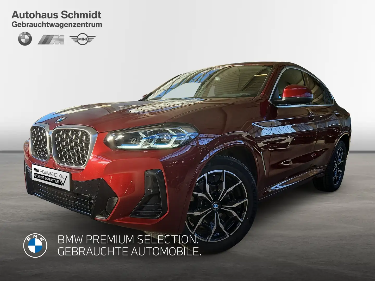 BMW X4 xDrive20d M Sportpaket Head-Up HiFi DAB WLAN Rot - 1